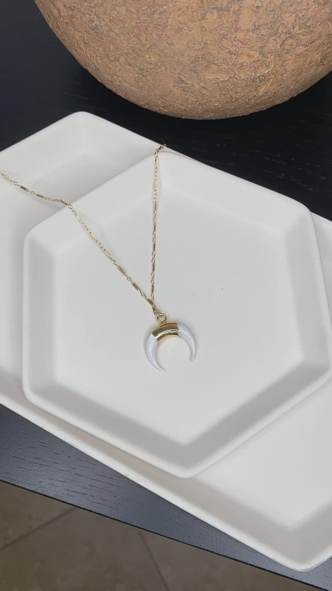 By The Horns • Double Horn Necklace